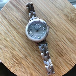 Fossil watch in alpine horn color! Unique!